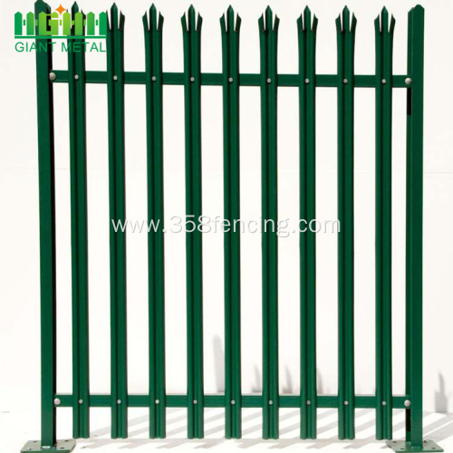 Factory Powder Coated Steel Palisade Fence for Sale